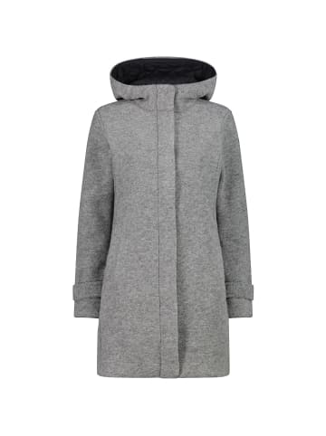 Campagnolo W COAT FIX HOODWOOLTECH in Steingrau