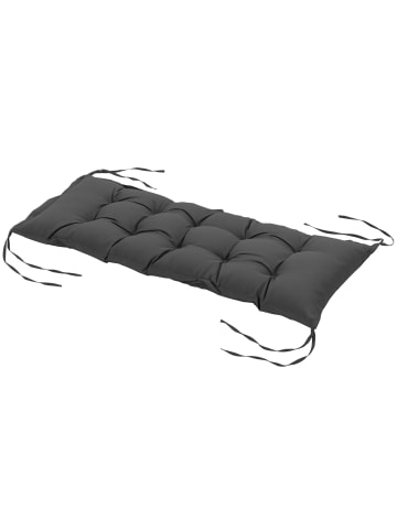 Outsunny Sitzkissen,100L x 40B x 10H cm,Dunkelgrau