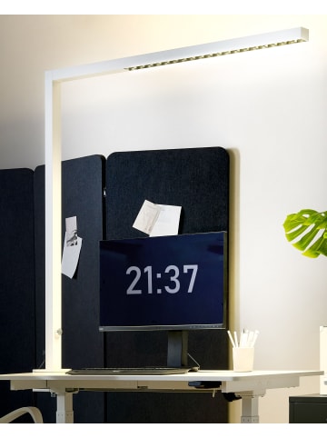 Beliani Büroleuchten VOLANS in Weiß - (W) 121 x (H) 120 x (L) 4 cm