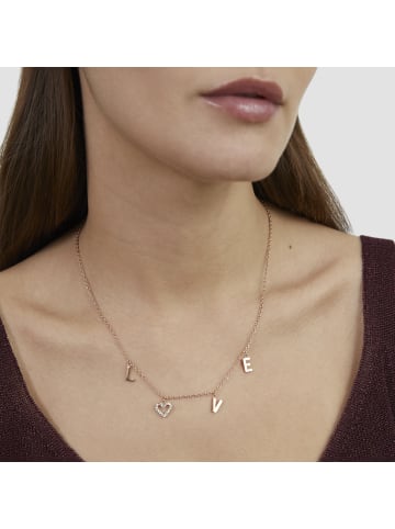 s.Oliver Halskette Love in roségold