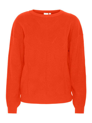 ICHI Strickpullover IHBOSTON Loose fit in Orange.com