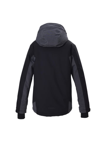 Killtec Skijacke mit abzippbarer Kapuze in Schwarz0110