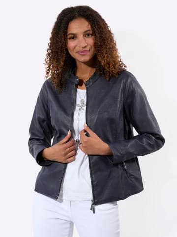 WITT WEIDEN Lederimitat-Jacke in marine