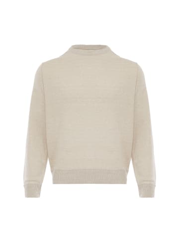 aleva Damen Pullover in Sand Melange