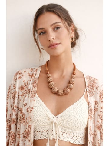 collezione alessandro Kurze Kette " Juliet " in braun