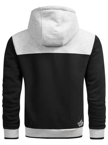 Alessandro Salvarini Kapuzenpullover Alessandro Salvarini Herren Hoodie AS315 in Hellgrau