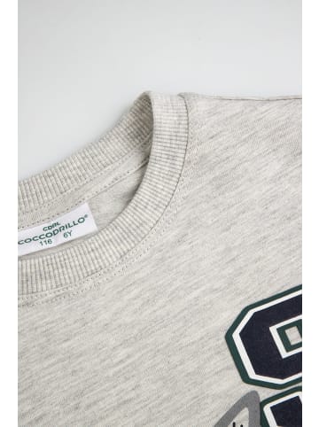 Coccodrillo T-shirt mit kurzen Ärmeln in grau