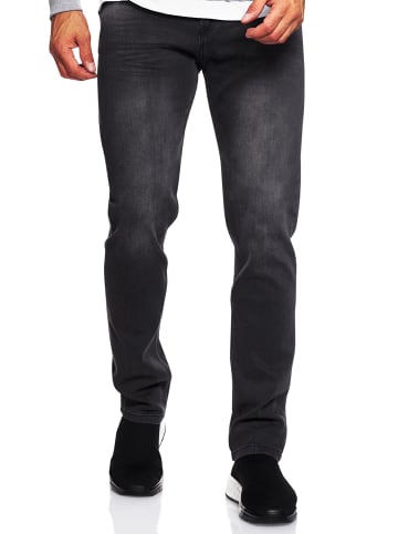 Rusty Neal Jeans Hose "MELVIN" Slim Fit Cotton-Stretch in Anthrazit - 1