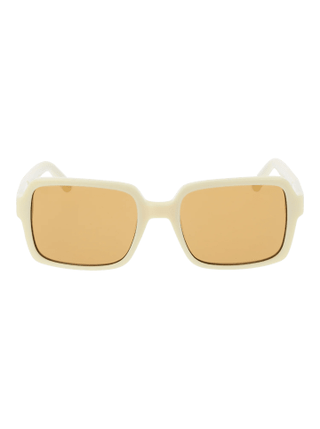 GCDS Unisex Sonnenbrille Quadratisch Creme