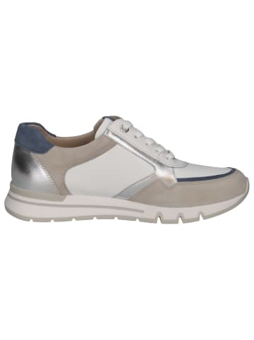 Caprice Sneaker in WHITE/SILVER