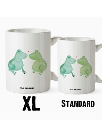 Mr. & Mrs. Panda Pott Frosch Liebe ohne Spruch in Weiß