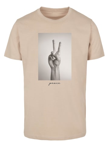 Mister Tee Mister Tee Herren Peace Sign Tee in sand