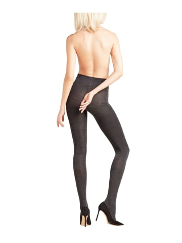 Falke Strumpfhose Softmerino in Anthra mel