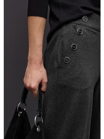 Street One Stoffhose in schwarz grau
