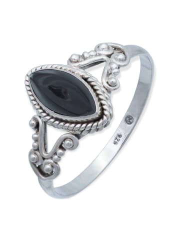 mantraroma 925er Silber - Ringe mit Onyx