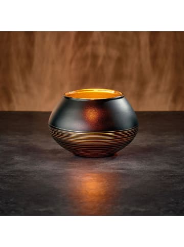 Villeroy & Boch 3er Set Deko-Set Manufacture Swirl in schwarz