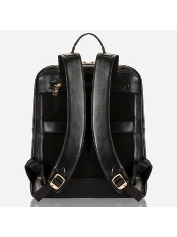 Jekyll & Hide Montana Business-Rucksack Leder 39 cm Laptopfach in black