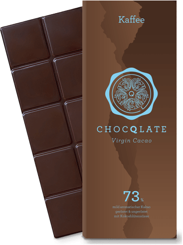 Granar 3 x 75g Bio Schokolade mit Kaffee - 73% Kakao von CHOCQLATE