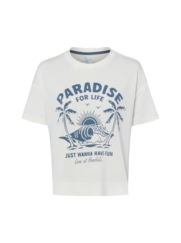 Marie Lund T-Shirt Paradise in ecru grau