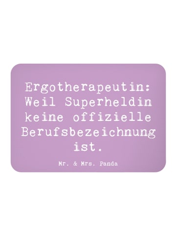 Mr. & Mrs. Panda Kühlschrankmagnet Spruch Ergotherapeutin Superh... in Lavendeltraum