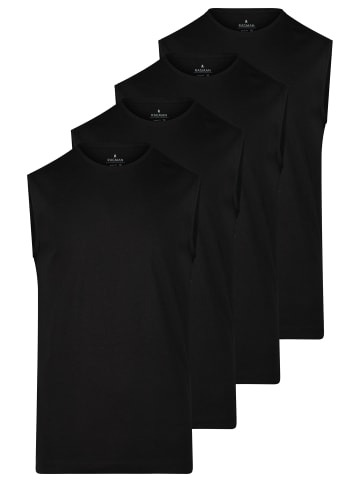 Ragman Unterhemd / Tanktop Basic in Schwarz