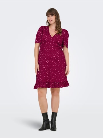 ONLY Carmakoma Kleid in Rio Red