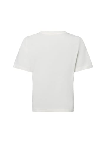 Rich & Royal T-Shirt Cow Girl Boots in ecru