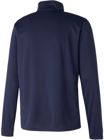 Puma T-Shirt "TeamRISE 1/4 Zip Top" in Blau