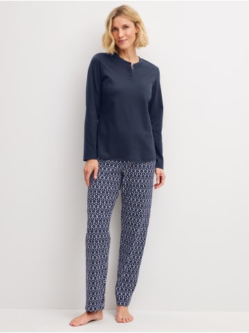 Calida Pyjama in peacoat blue