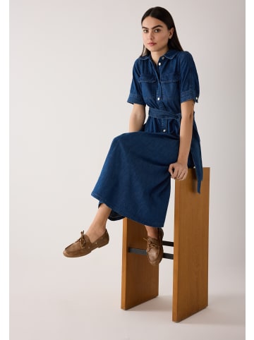 More & More maxilanges Hemdblusen-Jeanskleid in denim