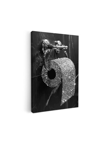 MuchoWow Leinwand bilder Toilettenpapier (BxH)