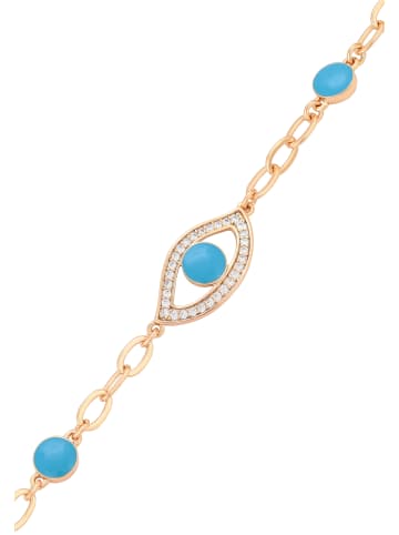 gaya Women Bracelet in Rose Gold Turquoise