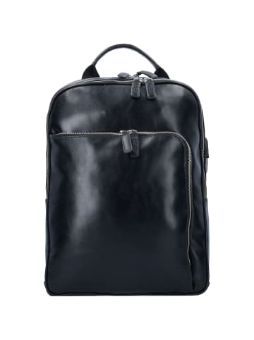 PICARD Buddy Rucksack Leder 39 cm Laptopfach in schwarz