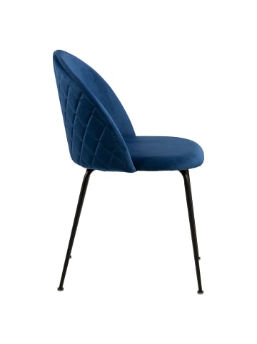 ebuy24 Esszimmerstuhl Louise  Blau 2er Set