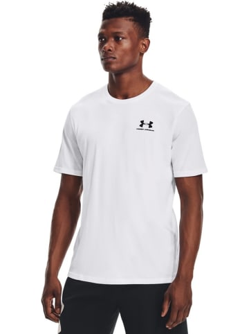 Under Armour T-Shirt "Sportstyle" in Weiß