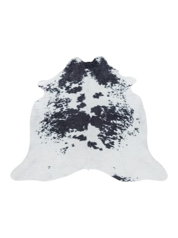 KADIMA DESIGN Teppich Waschbar Flachgewebe Kuhfell-Imitat Polyester Wohnzimmer