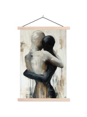 MuchoWow Poster mit Leiste Verbundene Figuren  (BxH)