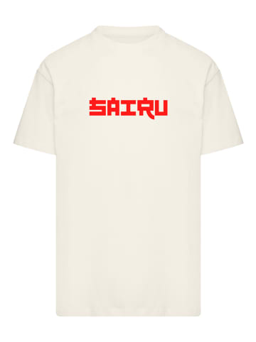 F4NT4STIC Heavy Oversize T-Shirt Koi Fish Oversize Japan Streetstyle in sand