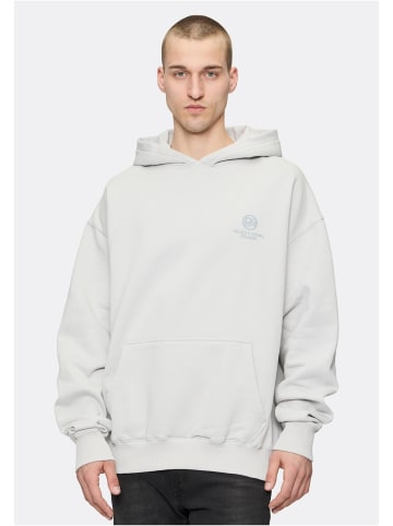 PEGADOR Kapuzenpullover in washed clear grey