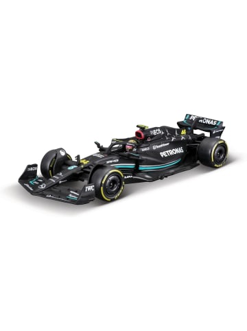 Bburago Modellauto F1 Mercedes AMG W14 '23 Hamilton, Maßstab 1:43 in schwarz