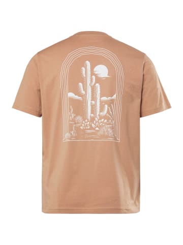 Men Plus Kurzarm T-Shirt in sand