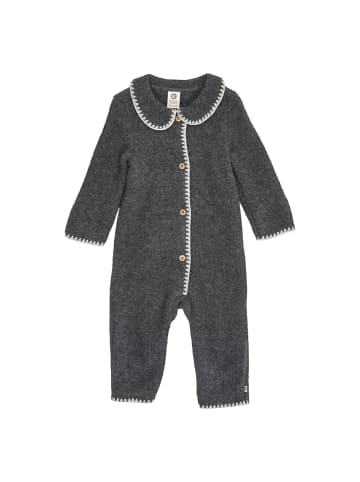 müsli Fleeceanzug aus Merinowolle in Dark grey
