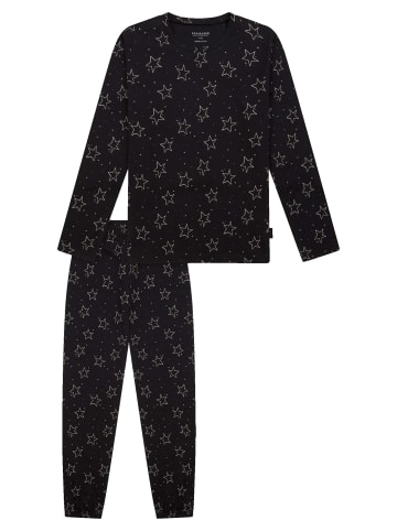 Schiesser Schlafanzug Nightwear in Schwarz