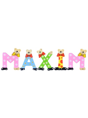 Playshoes Deko-Buchstaben "MAXIM" in bunt