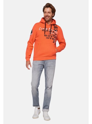 CAMP DAVID  Hoodie 'Alaska Ice Tour' in orange