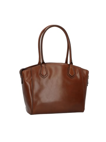 The Bridge Costanza Schultertasche Leder 30.5 cm in marrone