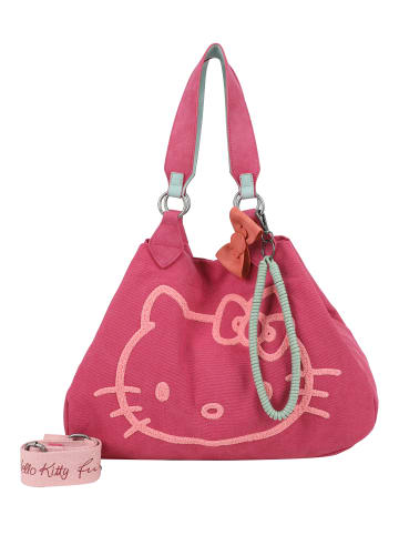 Fritzi aus Preußen Henkeltasche Izzy Medium Limited Head Flocked in Pink