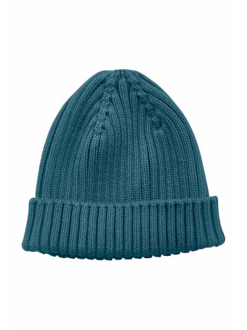 Hessnatur Strickmütze in lagunenblau