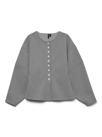 Vero Moda Strickjacke in Medium Grey Melange