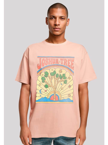 F4NT4STIC Oversize T-Shirt US National Parks Joshua Tree in amber